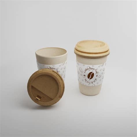 Gobelets En Papier Recyclables Cologiques Pour La Conception De Coffee