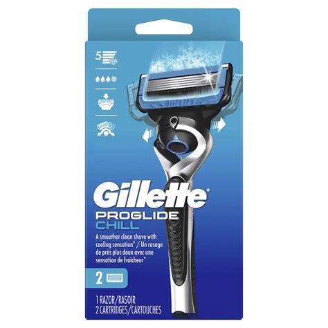 Gillette Proglide Chill Razor Blade Refills