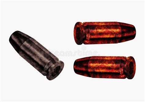 Fire bullet stock illustration. Illustration of background - 59686103