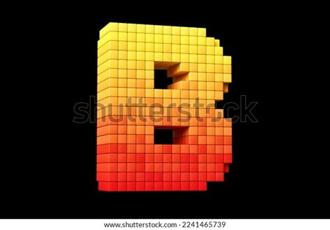 16bit Font Pixel Art Style Letter Stock Illustration 2241465739 | Shutterstock