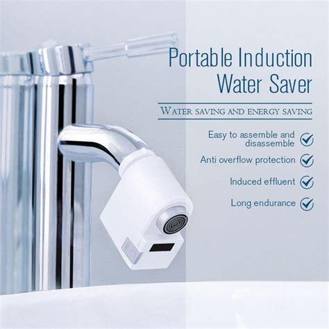 Portable Induction Water Saver Automatic Water Saver Tap Smart Faucet