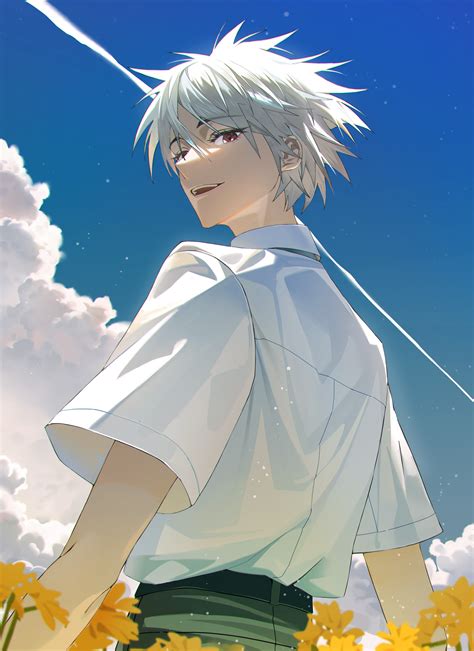 Nagisa Kaworu Kaworu Nagisa Neon Genesis Evangelion Image By