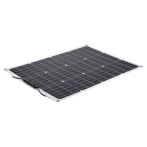 Panneau Solaire Monocristallin Flexible 18v 20w Pour Le Camping De