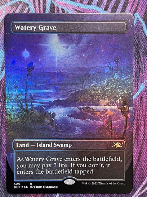 Watery Grave Unfinity Galaxy Foil Bootleg Mage