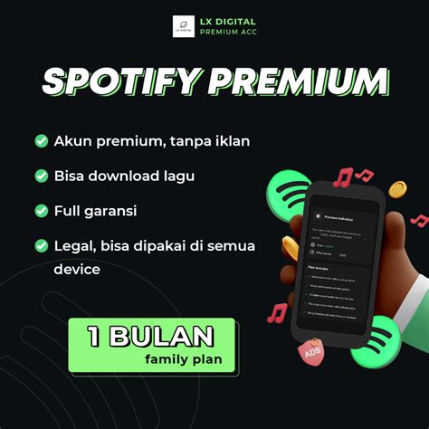 Jual 1 Bulan Spotify VCGamers