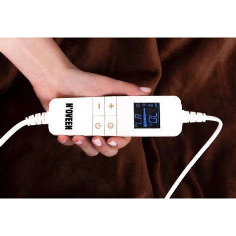 Електрическо одеяло Noveen, 180 x 130 см, 10 нива на нагряване, 160 W ...