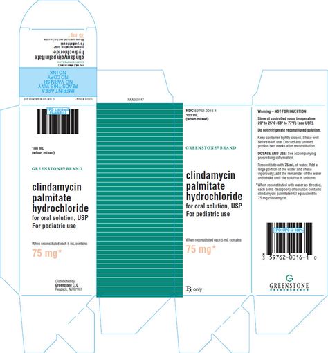 Clindamycin Palmitate Hydrochloride Solution