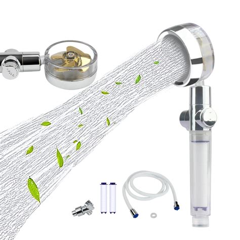 Hydro Shower Jet High Pressure Shower Head With Handheld Vortex