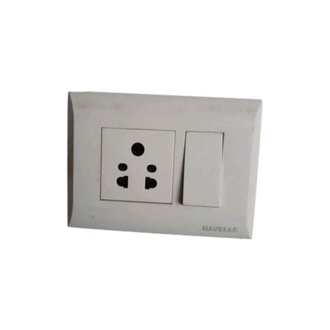 Havells Coral 6a 1 Way 1m White Modular Switch At Rs 31piece Havells