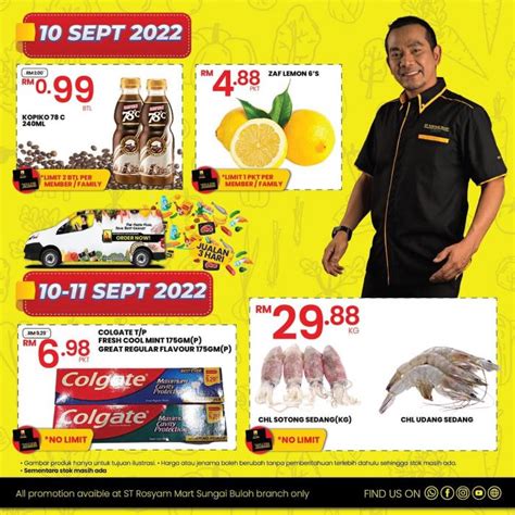 St Rosyam Mart Sungai Buloh Weekend Promotion Sep Sep