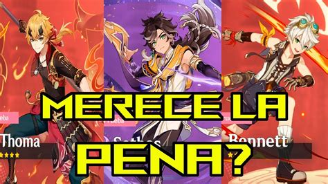 Genshin Impact ¿merece La Pena Sethos Thoma Y Bennet Youtube