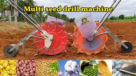 Manual Multi Crop Seed Drill Machine Specifications And Features