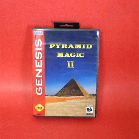 Tarjeta De Juego Md Pyramid Magic De Bits Para Sega Genesis Mega