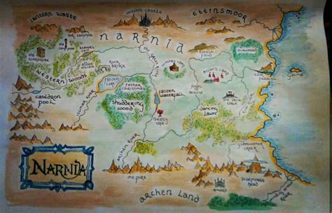 Handmade Map of Narnia - Etsy