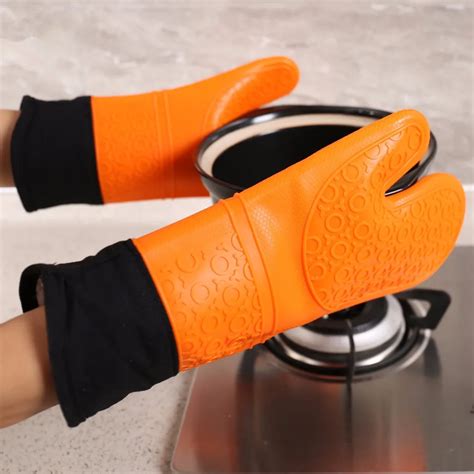 1pc Silicone Gloves Heat Resistant Microwave Oven Glove Baking Special