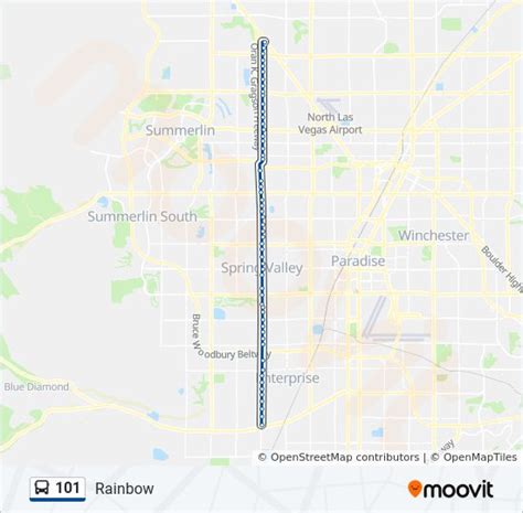 Ruta Horarios Paradas Y Mapas Rainbow Northbound Actualizado