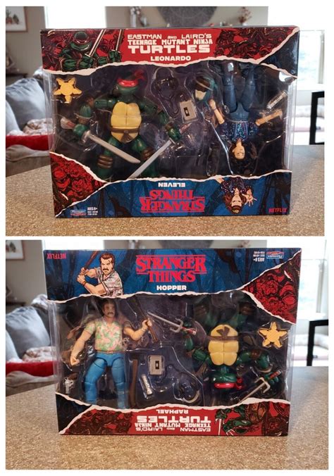 Stranger Things And Tmnt Crossover With New Playmates Off