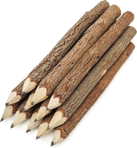 bsiri pencil wood favors  graphite wooden tree rustic twig pencils