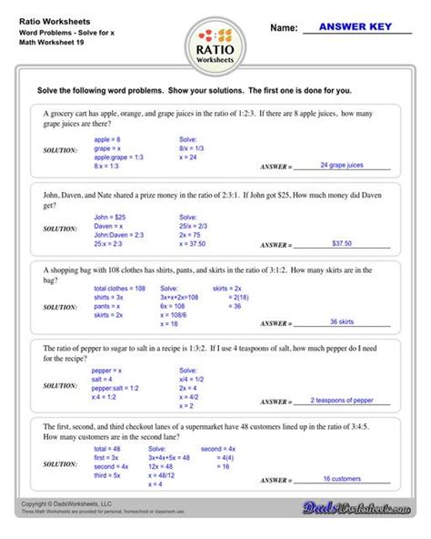 Ratio Word Problems How To Solve