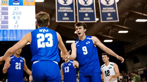 Byu Roundup Cougar Mens Volleyball Sweeps Uc Santa Barbara News