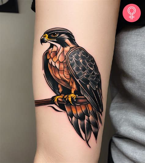 8 Spectacular Falcon Tattoo Designs