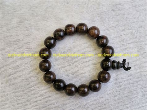Ebony Blessing Bracelet Oud Wood Agarwood Kinam
