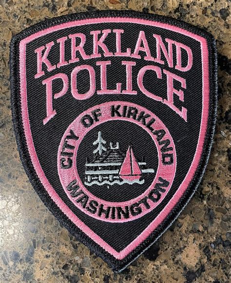 Kirkland Police Department Pink Patch - Etsy