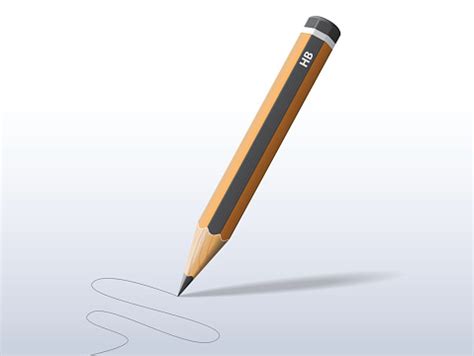 graphite pencil stock vector royalty  freeimages