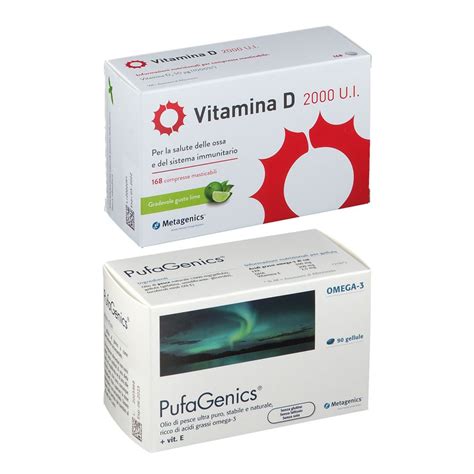 Metagenics PufaGenics Gellule Vitamina D 2000 UI 1 Pz Redcare