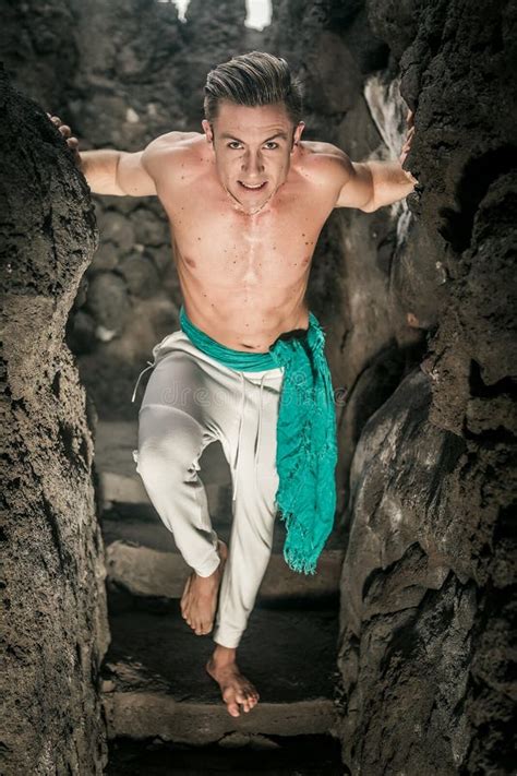 Naked In A Cave Stock Image Image Of Rest Rock Cave 222875387