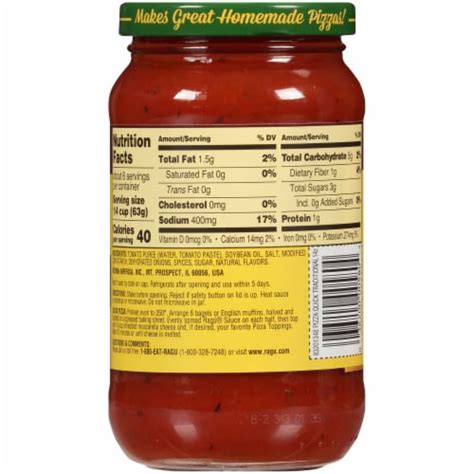 Ragu Pizza Quick Traditional Sauce 14 Oz Pick ‘n Save