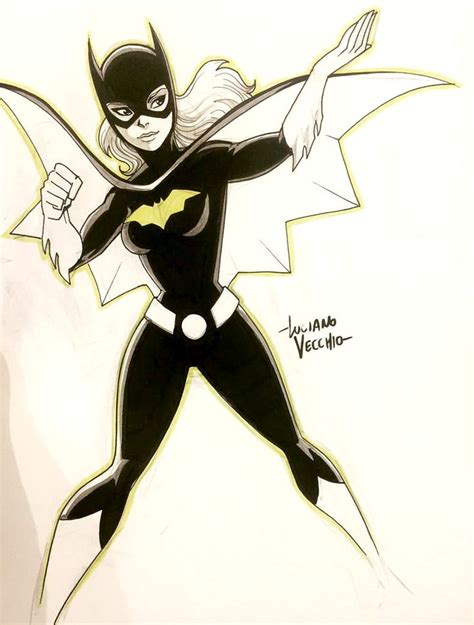 Batgirl Sketch Commission By Lucianovecchio Batgirl Deviantart Dc