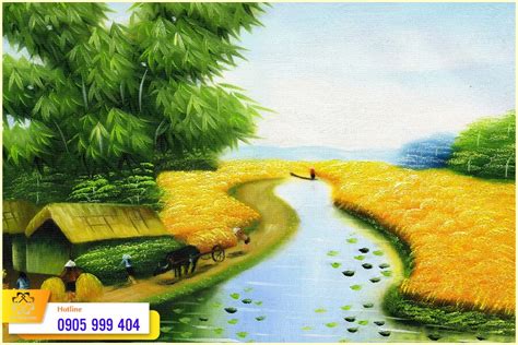 Top 99 Mẫu Tranh Phong Cảnh đẹp Sang Trọng Nhất 2022 Văn Hóa Học