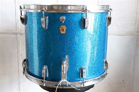 Ludwig 12x15 Blue Sparkle Snare Drum 3ply Vintage 1960 S Reverb