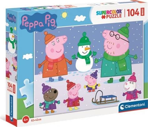 Clementoni Puzzle 104el Maxi Peppa Pig Świnka Peppa 23752 Morele net