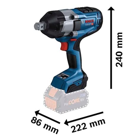 Todoferreteria Llave De Impacto BL Bosch GDS 18V 1050 H BITURBO