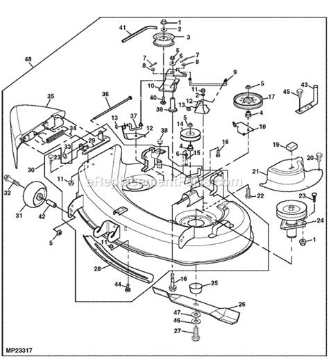 John Deere Lt Deck Belt Diagram General Wiring Diagram