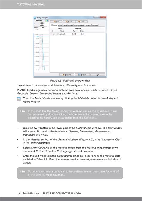 Plaxis D Tutorial Manual Pdf