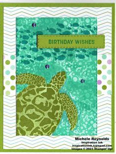 Su Sea Turtle Ideas Sea Turtle Turtle Stampin Up Cards