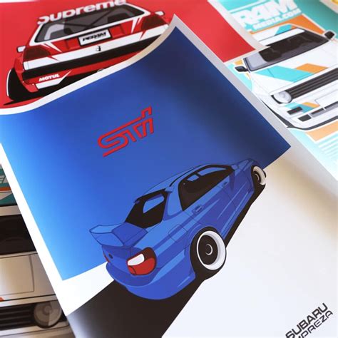 Subaru Impreza Wrx Sti Poster Gpbox