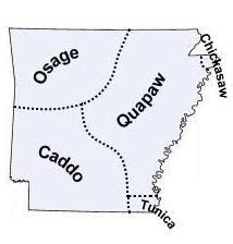 Arkansas Indian Tribes Map - Campus Map