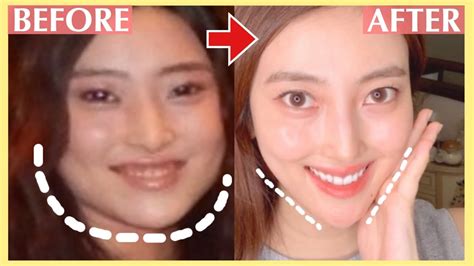 V Shape Face Exercise Japanese Face Massage To Slim Down Your Face