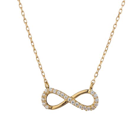 Златен комплект безкрайност HU007 | SwanPearls.com - Swan Pearls