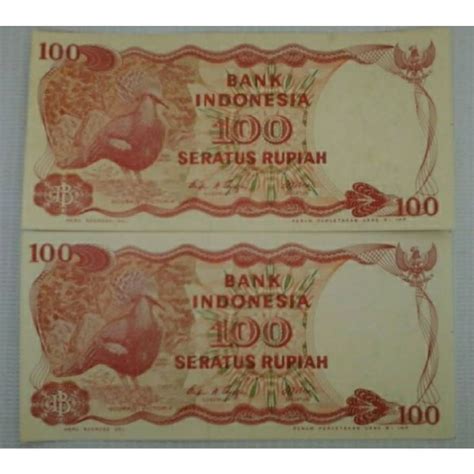 Uang Kertas Banknotes Paper Money Goura Victoria Seri Berurut