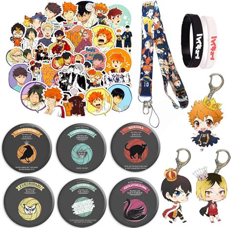 Haikyuu Gift Sets Pcs Haikyuu Stickers Pcs Ubuy India