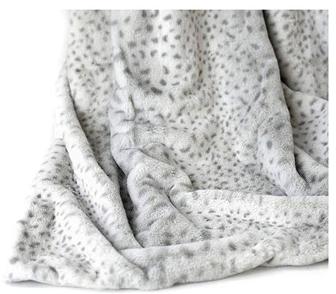 Unique Faux Fur Throw By Cynthia Rowley Ultra Soft Plush Blanket In