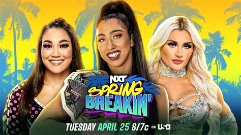 Wwe Nxt Spring Breakin Results For April