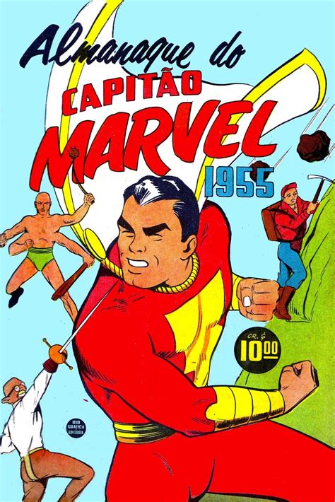 PR GIBIS Antigos Almanaque Do Capitão Marvel 1955 Ed RGE