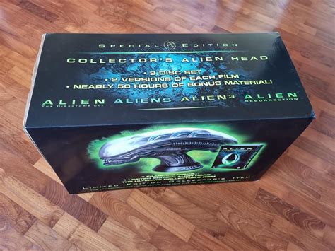 Alien Quadrilogy 9 DVD Box Set With Alien Head Hobbies Toys Music