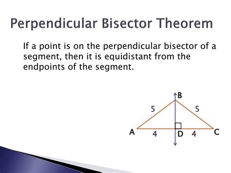 PPT - Properties of Perpendicular Bisector & Circumcenter Properties of ...